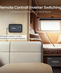 Hella Reliable 700 Watt Pure Sine Wave Inverter 12V To 110V DC AC Converter with remote control in RV setting.