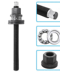 Harmonic Balancer Install Tool For GM V8 LS Engines With Thrust Bearing And Wrench Flats Crank Pulley Installer, showing components