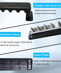 Heavy Duty 600A Power Distribution Block Built Like A Tank With Eight M10 Terminal Studs For Marine Automotive RV Truck And Car Battery Wiring And Repairs Setup showing detailed design features.