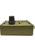 5 Band USDX QRP Transceiver Assembled With Army Green 3D Printed Case Multimode Rig Bootloaded Mainboard, side view