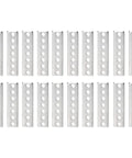 20Pcs Beefy Galvanized Steel Flat Bracket Mending Plate For Heavy Duty DIY Frames Straight Brace For Linear Rail Side Girders