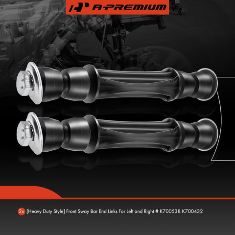 Front Sway Bar Link Stabilizer For Chevy Avalanche Silverado Suburban Tahoe And Cadillac Escalade SUVs Durable Suspension Upgrade With Easy Install Replaces Worn Links For A Smoother Ride And Reduced Body Roll, pair