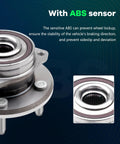 Front Wheel Hub Bearing Assembly 513324 for Dodge Durango 2011-2018 and Jeep Grand Cherokee 2011-2018 with ABS sensor close-up