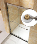 Shower Door Roller Set 25mm Twin Wheel Runners For 4 To 6mm Thick Doors Top And Bottom Replacement Parts, White