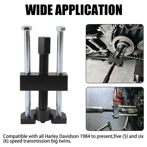 Harley Davidson Big Twin Transmission Mainshaft Inner Bearing Race Tool Installer Puller for 5 and 6 Speed 1984 Present Bearing Removal and Installation Motorcycle Tool Kit
