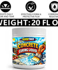 Water Based Concrete Cure And Sealant Liquid For New Slabs Driveways And Patios Heavy Duty Moisture Lock 20 Oz. container