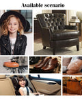 Collage of uses for Leather Repair Kit For Furniture And Car Upholstery Advanced Pro Grade PU Self Adhesive Patch Heavy Duty Vinyl Repair Tape Black For Couch Car Seats Sofa And Office Chair