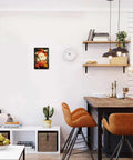 Decorated kitchen with 8x12 Funny Vintage Halloween Ghost Ramen Bowl Metal Sign on wall, adding charm and retro vibe.