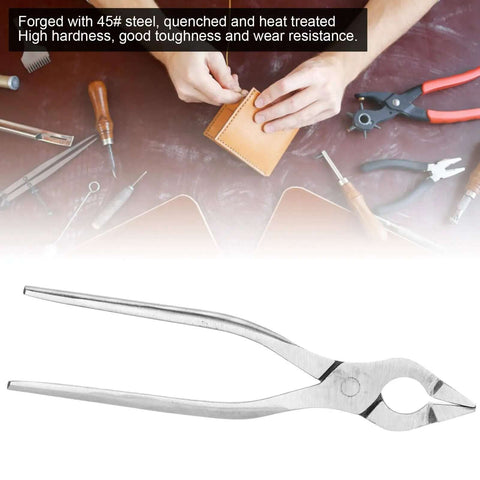 Flat Pliers Hand Seamer For Sheet Metal Straight Jaw Bender Tool next to leather crafting tools with 45 steel construction