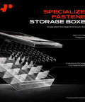 Top Shelf 310 Piece Retainer Clip Assortment For Hyundai Accent 2012-2017 storage box with organized compartments for fasteners.