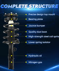 Diagram of Toyota Corolla Front Strut Assembly With Coil Spring And Sway Bar Links Kit Replaces 172114 172115 Fits 2003 2008