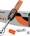 Three Eighths Inch Digital Torque Wrench With LED Flash And Buzzer Alerts, Two Percent Accuracy, Range From 2.21 To 44.25 Foot Pounds, packaging