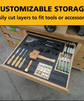 Kaizen Foam Sheet For Tool Organizers And Storage, Pro Grade Customizable Inserts To Create Snug Tool Fits And Prevent Scratches in drawer