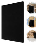 4 Piece Foam Padding Kit for Packaging and Shipping Pro Grade Polyurethane Inserts, black cut-to-fit blocks