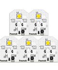 Five Pack LED Refrigerator Bulb Replacement Light For Appliances Waterproof No Cover Included Compatible With WR55X11132