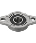 KFL001 Flanged Pillow Block Bearing 12mm Bore Zinc Alloy Self Aligning Flange Mounted Bearing 4 Pack With Screws And Key Wrench, 12mm bore