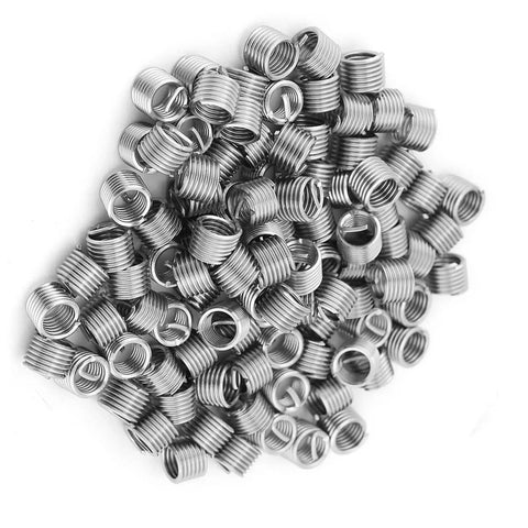 304 Stainless Steel Screw Wire Sleeve Thread Repair Insert Kit For Aircraft And Automotive Use, Wear Resistant And Reusable Thread Inserts