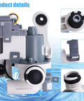 Premium Washer Drain Pump Assembly Plug And Play Replacement Motor for Samsung, detailed view with connections and mounting points.