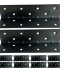 10Pcs Carbon Steel L Brackets Set With Mounting Screws For Cabinets Tables Chairs And Shelves 90 Degree Right Angle Corner Braces