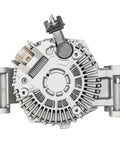 Beefed Up 12V 150 Amp Alternator With 6 Groove Pulley for Ford Focus 2008 to 2011, rear view showing connections