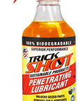 Bottle of 3 In 1 Penetrating Lubricant Oil Plant Based Biobased Food Grade Degreaser And Rust And Corrosion Remover, 16 oz