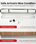 Soft Roll Up Tonneau Cover For Ford F150 5.5ft Bed 2015 2026, components and packaging with durable PVC and aluminum frame