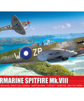Australia 1/24 Scale Supermarine Spitfire Mk 8 Plastic Model Kit Unassembled Unpainted Build It Yourself with new wing parts