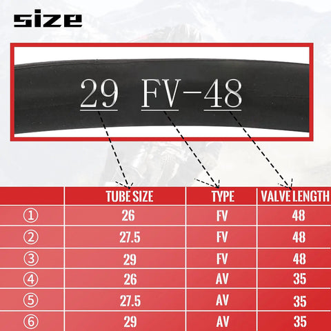 29 Inch Mountain Bike Inner Tubes 2 Pack Tough As Nails Heavy Duty Butyl Rubber Replacement Fits 1.75 to 2.3 Inch Tires