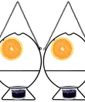 Two Oriole Bird Feeders Set With Orange Fruit Holder And Grape Jelly Grass, Outdoor Hanging Feeders For Baltimore Oriole, metal and glass design