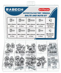 Eight Size Stainless Steel Battery Bolts And Nuts Kit For Motorcycle ATV Bike Scooter With M5 And M6 Terminal Screws Square Nuts