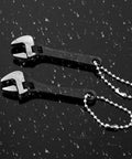 Two Pack 2.5 Inch Mini Adjustable Crescent Wrenches With Locking Keychain, Compact Carbon Steel Repair Tools