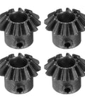 4 Pieces Bevel Gear Set 1.5 Module 1 To 1 Gear Reduction 12 Teeth Bevel Pinion With 8mm Shaft Hole 90 Degree Steering Gear
