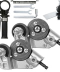 Titanium Drill Nibbler Sheet Metal Cutter Attachment For Drills, tool kit with attachments for cutting steel, aluminum, vinyl, 2 pack