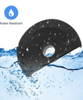 12-Pack Non-Slip Mini Bench Vise Pads Anti-Pinch Gaskets in water showcasing durability and water resistance