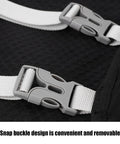 Close-up of snap buckle on Hydration Running Vest With Two 500ml Bottle Holders, Lightweight Breathable Trail Pack For Men Women