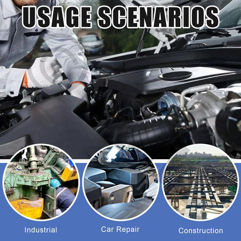 Mechanic using 121Pcs 12 Sizes 7mm To 22mm Spring Band Hose Clamps Kit With Vacuum Fuel Silicone Pipe Clips in car repair scenario