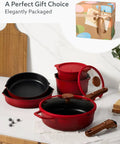 20 Piece Titanium Nonstick Cookware Set With Detachable Handle For Induction Cooking Non Toxic PFOA Free Dishwasher Safe Oven Safe