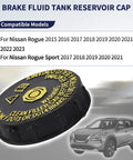 Brake Fluid Tank Reservoir Cap Fits Nissan Rogue 2015-2023 And Rogue Sport 2017-2021 Replacement 46020-4BA0A