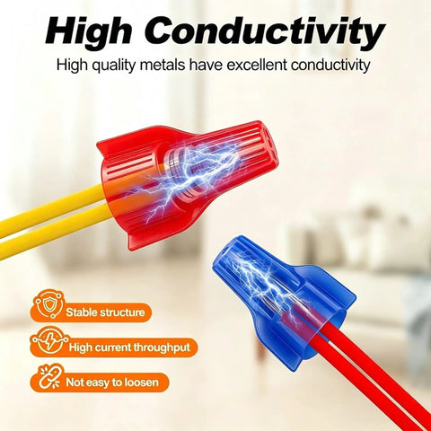 Killer 800 Piece Kit Of Winged Wire Nuts For Smooth Electrical Wiring And Quick Home Fixes Features Six Assorted Colors With Rock Solid Insulation for secure connections.