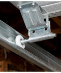 2 Inch Nylon Sealed Garage Door Rollers With 6200ZZ Beefed Up Performance Bearings installed in track