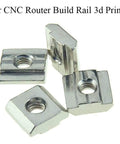 30 Pcs 3030 Series Sliding T Nuts M6 Thread For 8mm T Slot Aluminum Extrusion Profile Hammer Head Style Easy Slide