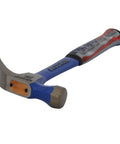 Heavy Duty Steel Eagle Curved Claw Hammer 16 Oz Pro Grade Framing Tool Made In USA with polished head and Shock Block