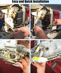 Installation process of 11 Ft Throttle And Shift Remote Control Cable For Outboard Motors Compatible With Johnson Evinrude Controls Replacement 0173111 2 Pack Easy Install And Smooth Gear Shifts