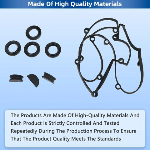 Engine Valve Cover Gasket Set For Hyundai And Kia 2.0L L4 Cars with O-rings, grommets, high-quality materials description