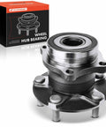 Rear Wheel Bearing And Hub Assembly 5-Lug Fit For Subaru Outback 2015-2021, Forester 2019 shown with packaging