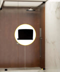 Adjustable Glass to Wall Mount Shower Door Pivot Hinge With Reversible L Bracket, for frameless shower, oil rubbed bronze finish.