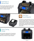 All In One Pro Grade Money Counter And Currency Detector That Handles Mixed And Single Denomination USD MXN CAD GBP EURO With Counterfeit Alerts