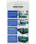 Quiet Portable Generator Set For Marine Use And Home Backup And Construction Site Power High Performance Reliable Electricity Solution For Professionals Smooth Operation Easy Start Durable And Ready To Work product details
