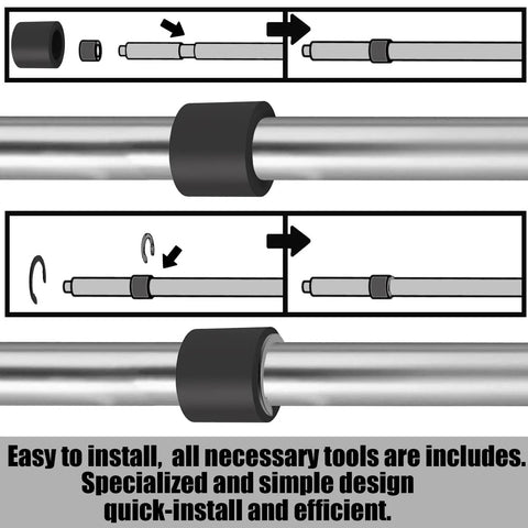 32 Pack Replacement Rubber Rollers Kit For Cricut Maker 3 And Maker With Anti Slip Clips Stainless Blades Clip Rings And DIY Repair Accessories A Full Maintenance Set For DIYers And Craft Pros, roller install diagram