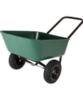 Two Wheel Garden Barrow With Rust Proof Powder Coated Frame Black Loop Handle Cart for easy pushing and lifting garden materials